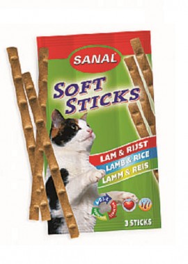 Sanal Cat Soft Sticks Lamb & Rice
